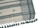 Bhujodi Table Runner - Blue and Cream - Maple Village Lane