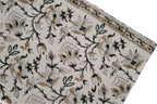 Shop Camel Floral Block Print Tablecloth Online