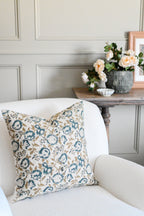 Breanne Botanical Print Beige Pillow Cover Pillow Covers