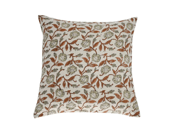 Mabel Block Print Pillow Cover