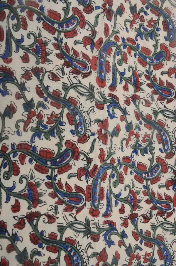 Emilia Hand Block Printed Cotton Fabric