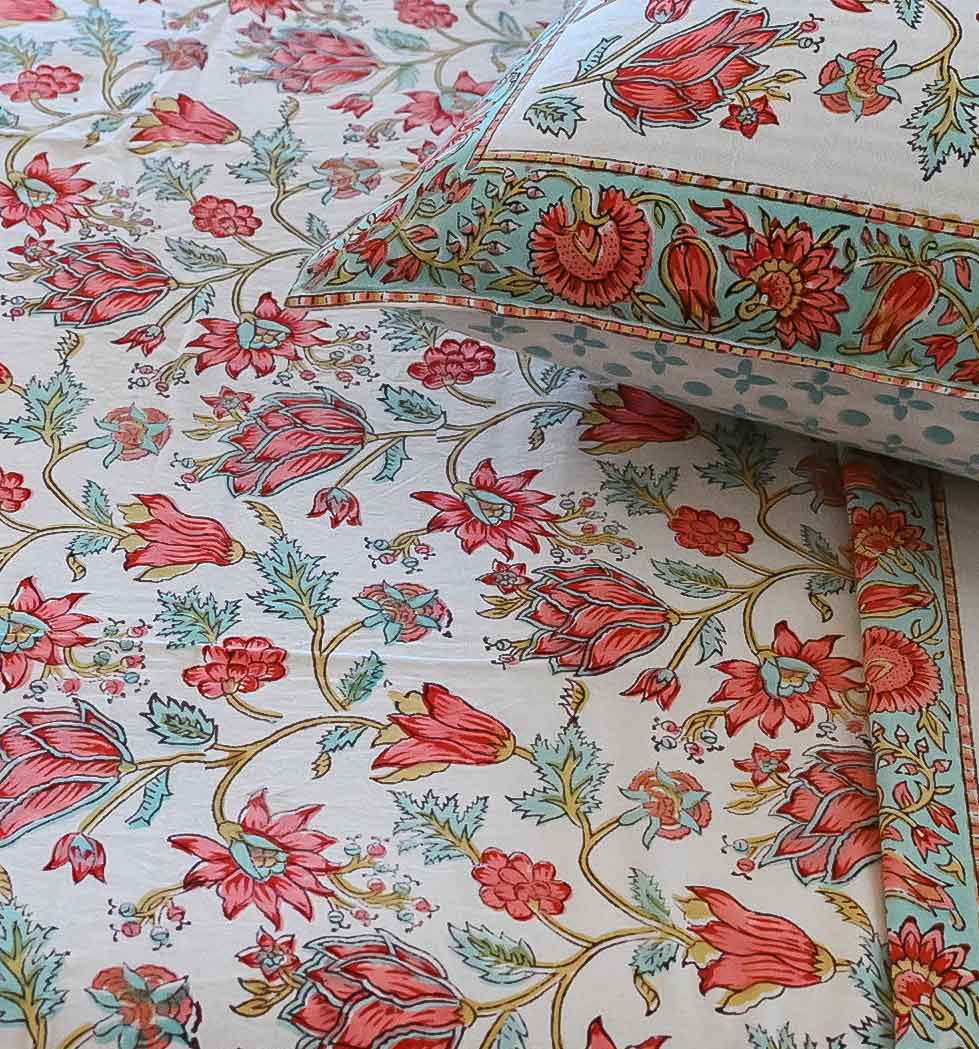 Petal Whisper Bed Sheet Set Bedsheet