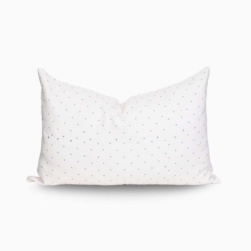 Dots Mania Coastal Blue Pillow Cover Pillow Covers