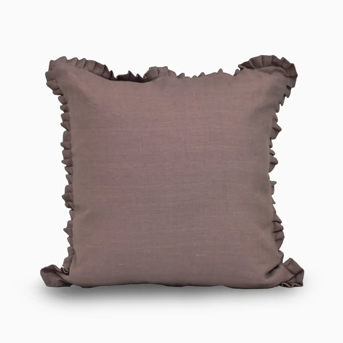 Vaughn Linen Dawn Pink Pillow Cover Ruffle Pillow Covers
