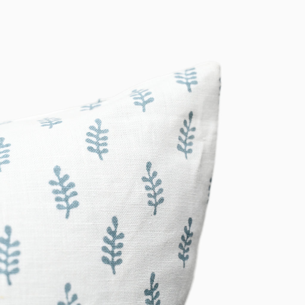 Audrey Costal Blue Pillow Cover Pillow Covers