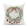 Holly Embroidered Pillow Cover