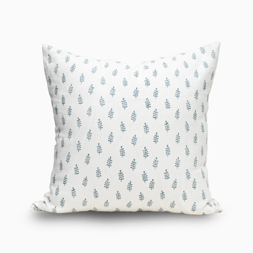 Audrey Costal Blue Pillow Cover Pillow Covers
