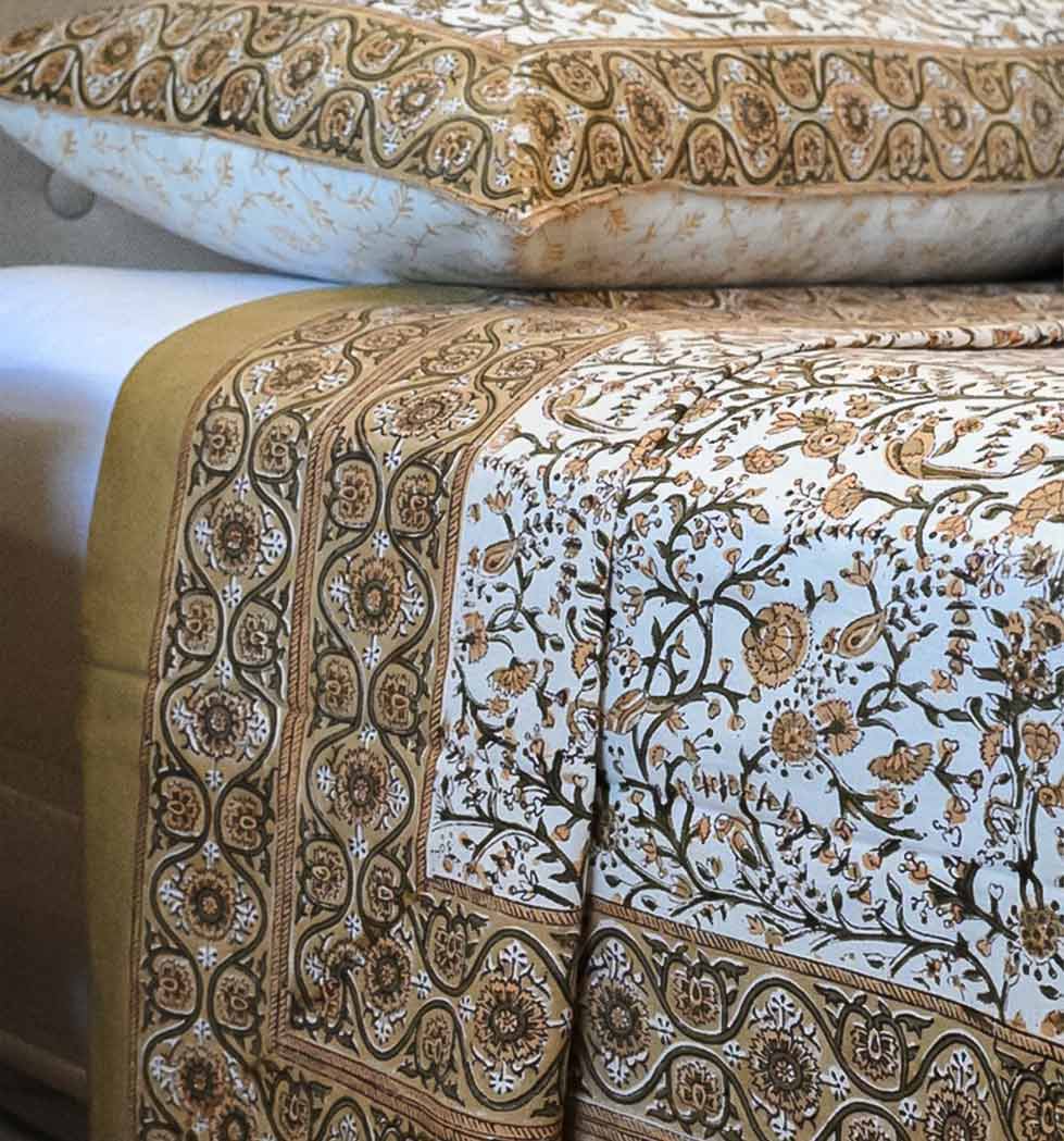 Vintage Bloom Bed Sheet Set Twin Bedsheet