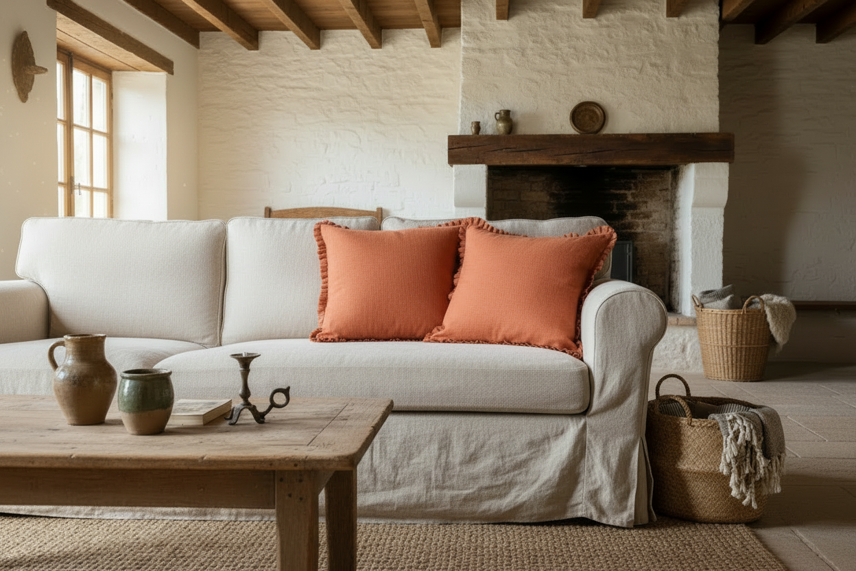 Sterling Linen Rust Pillow Cover Pillow Covers