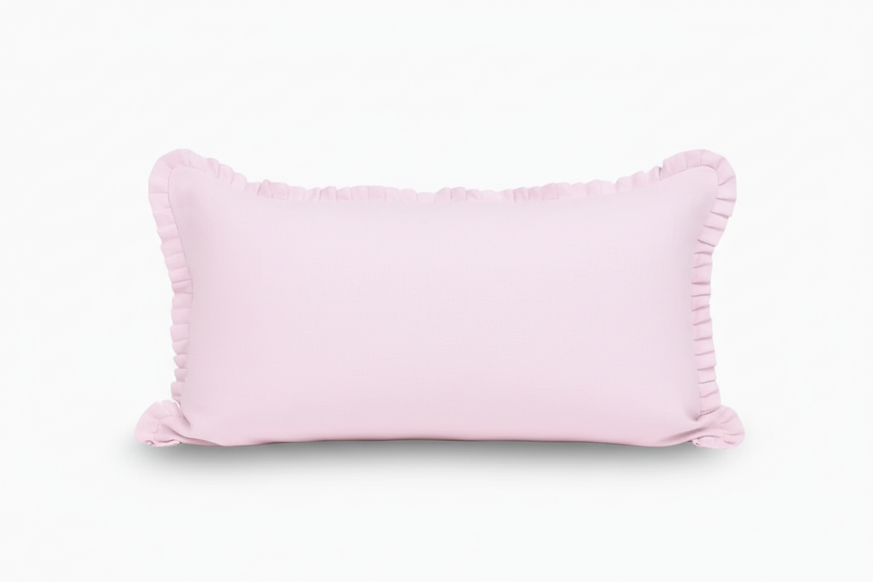 Collier Linen Ivory Pillow Cover Ruffle Pillow Covers