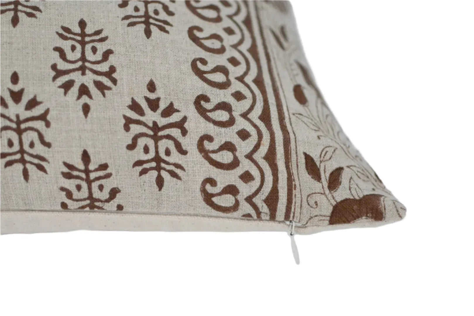 Otis Botanical Print Oat Pillow Cover Pillow Covers