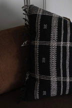 Ollie Stripe Black Pillow Cover Pillow Covers