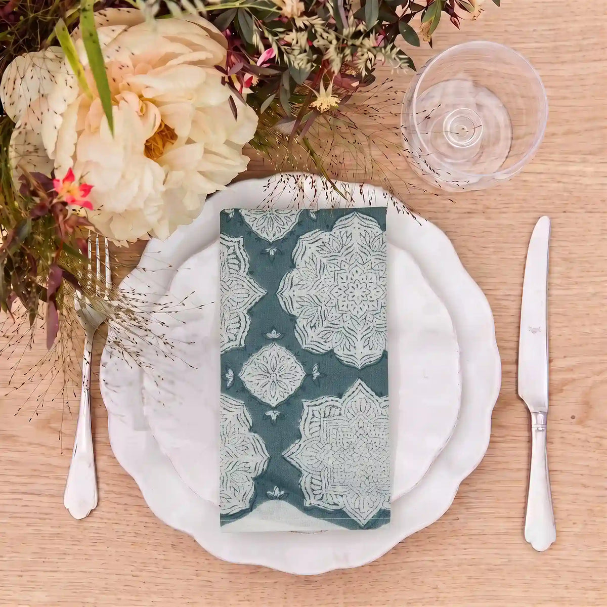 Juniper Ice Blue Napkin Set