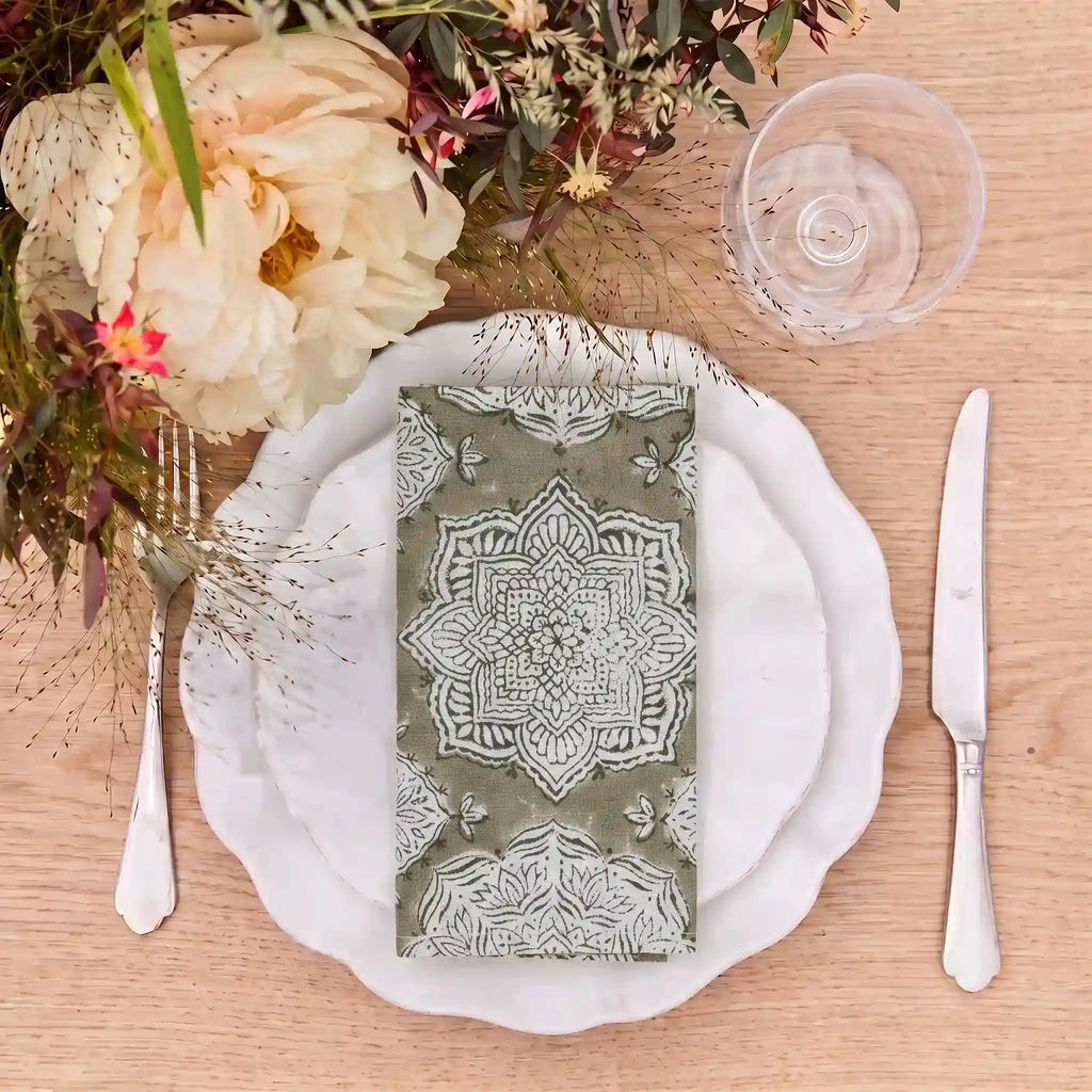 Juniper Sage Green Napkin Set