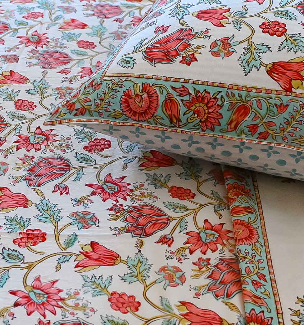 Petal Whisper Bed Sheet Set Bedsheet