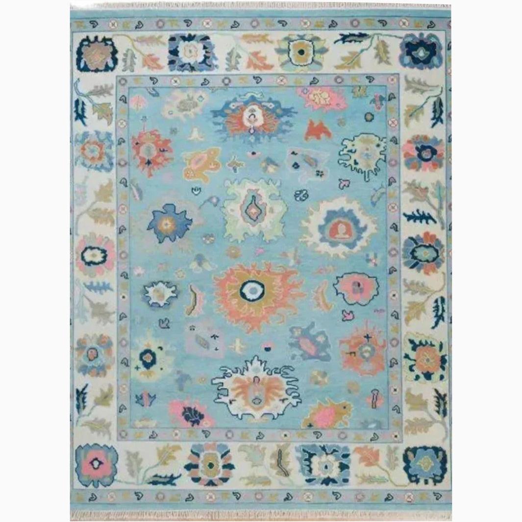 Lily Hand Knotted Oushak Rug 12' x 18' Hand-Knotted