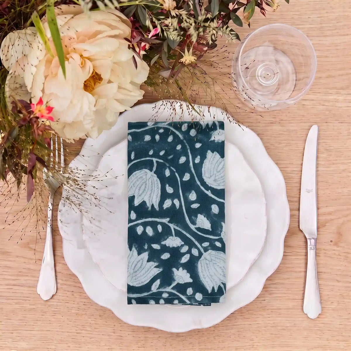 Vinea Cobalt Blue Napkin Set