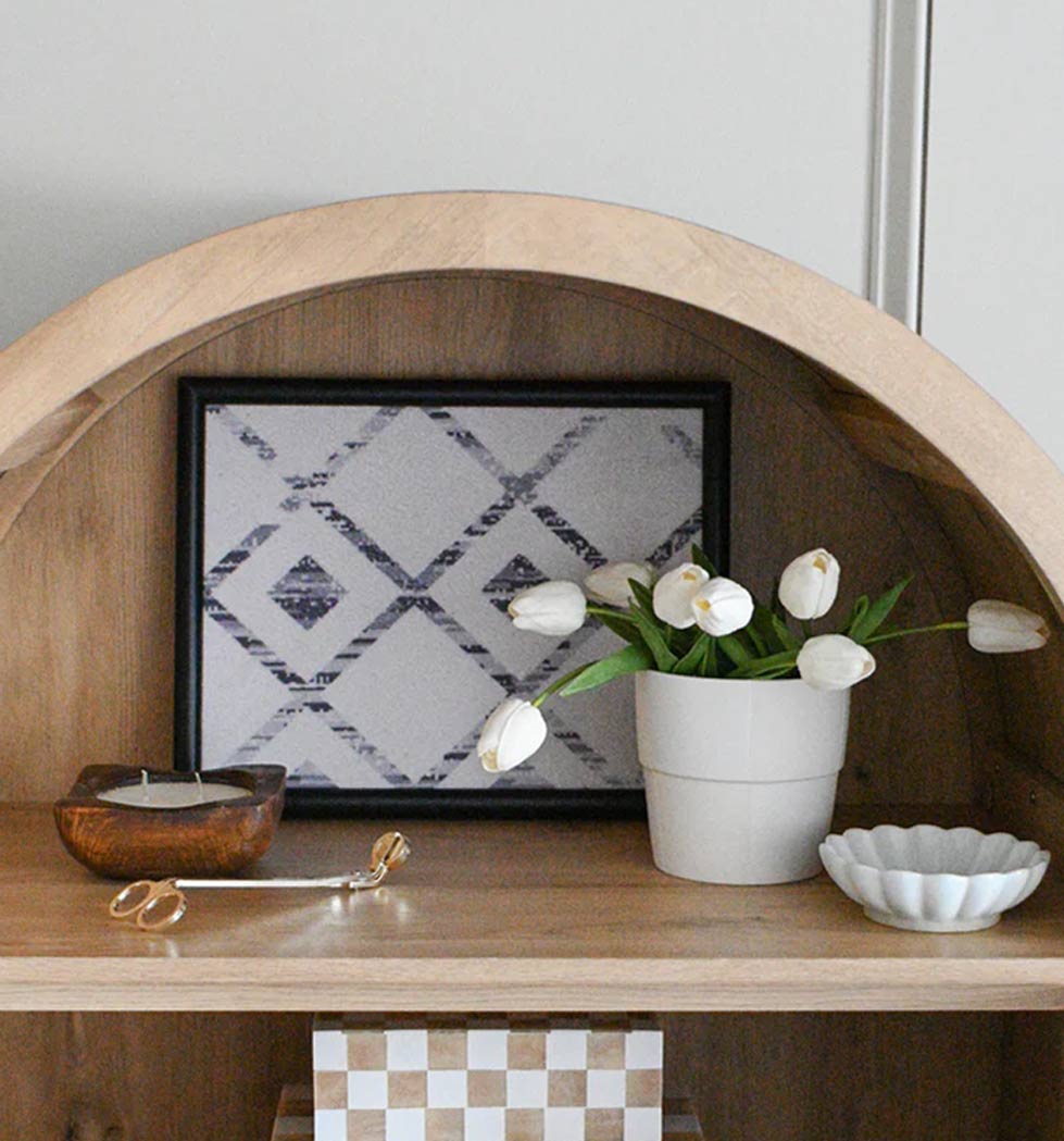 Soft Geometric Textile Wall Art Wall Art