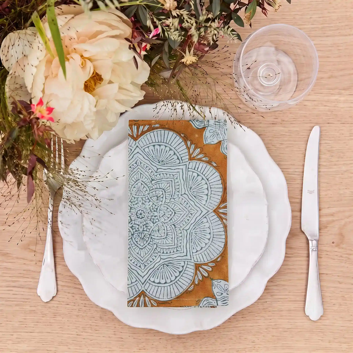 Claywell Golden Napkin Set