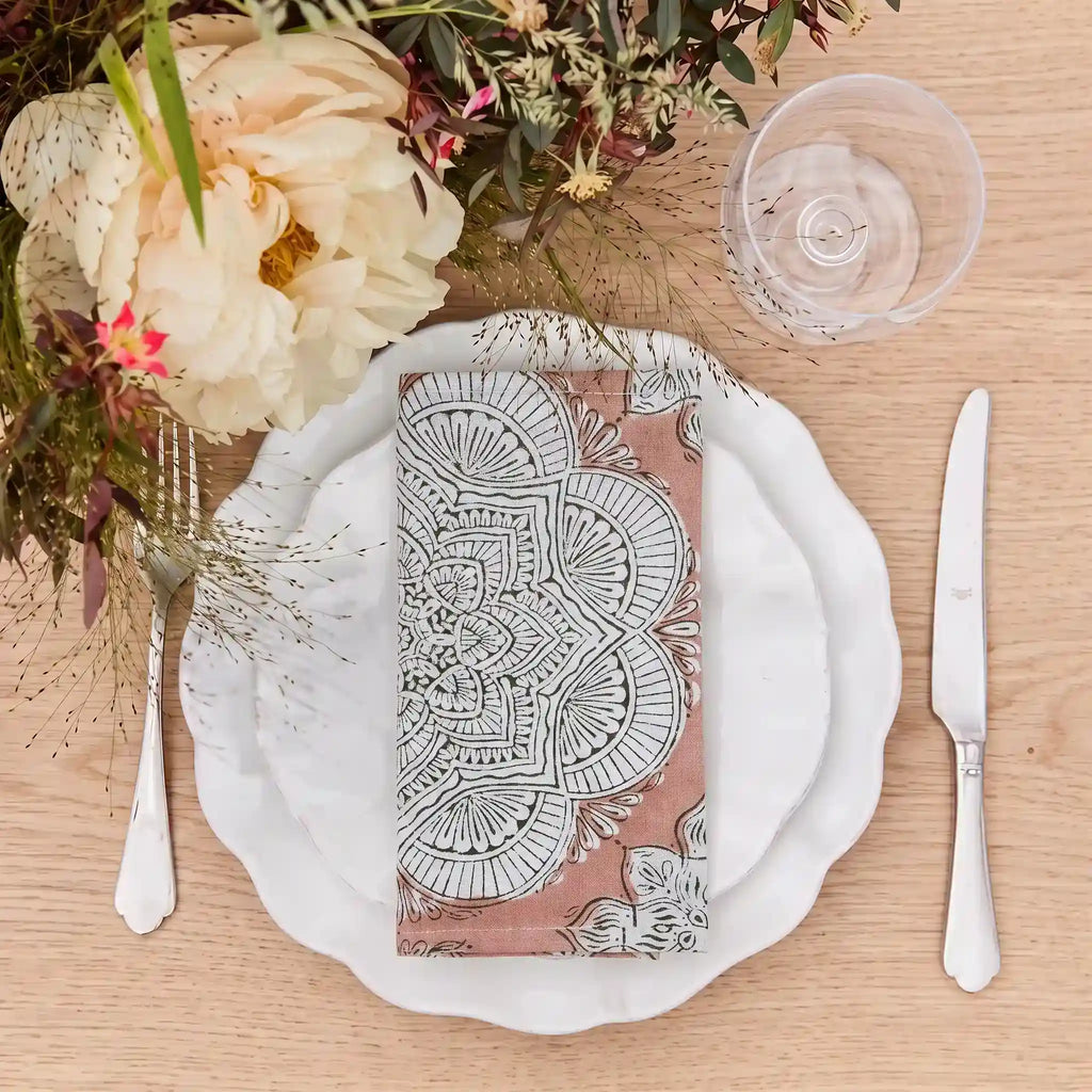 Claywell Blush Pink Napkin Set