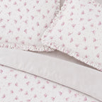 Dandellions Block Print Cotton Duvet Cover Set
