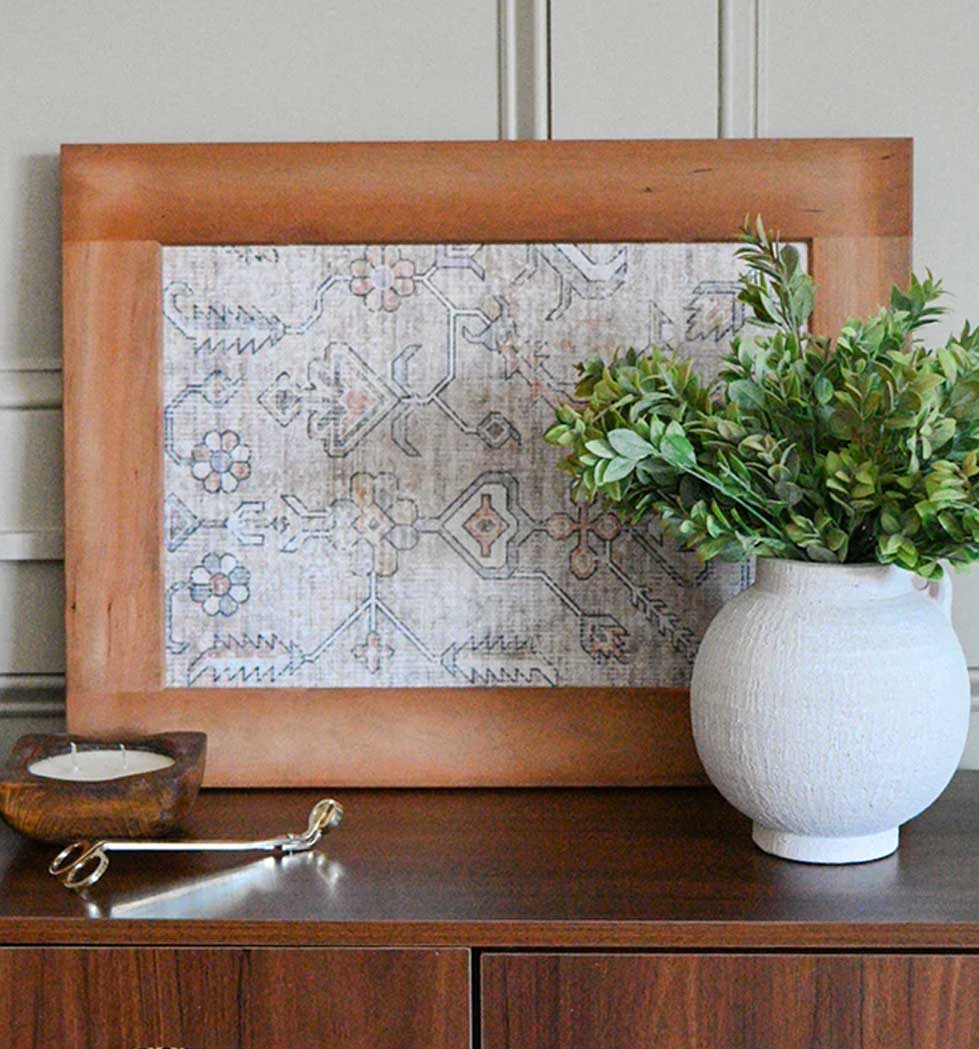 Echoed Patterns Textile Wall Art Wall Art
