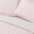 Vivienne Red Block Print Cotton Duvet Cover Set