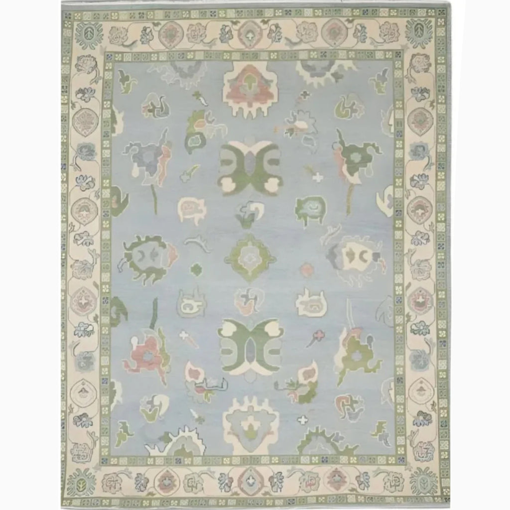 Daphne Hand Knotted Oushak Rug 12' x 18' Hand-Knotted
