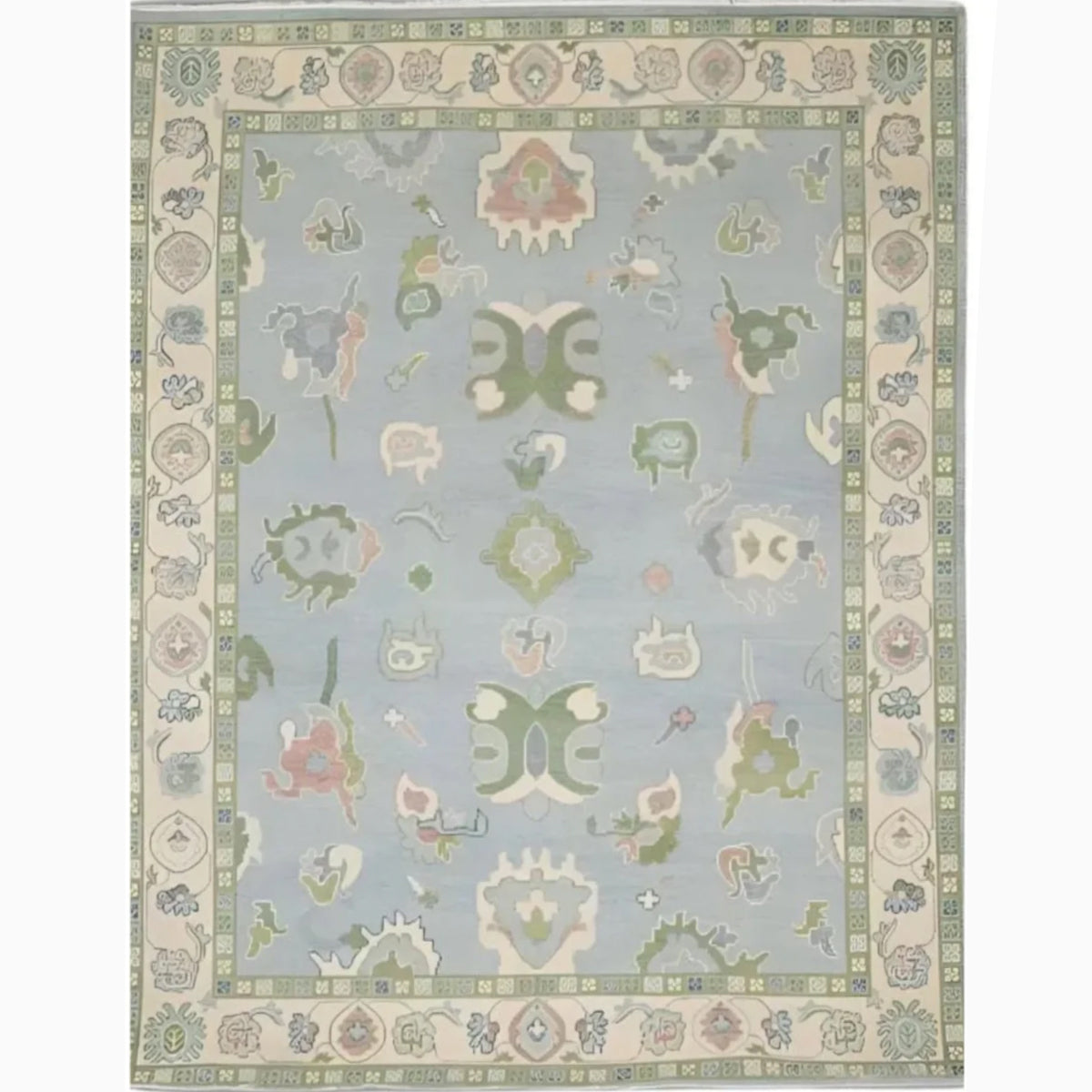 Daphne Hand Knotted Oushak Rug 12' x 18' Hand-Knotted