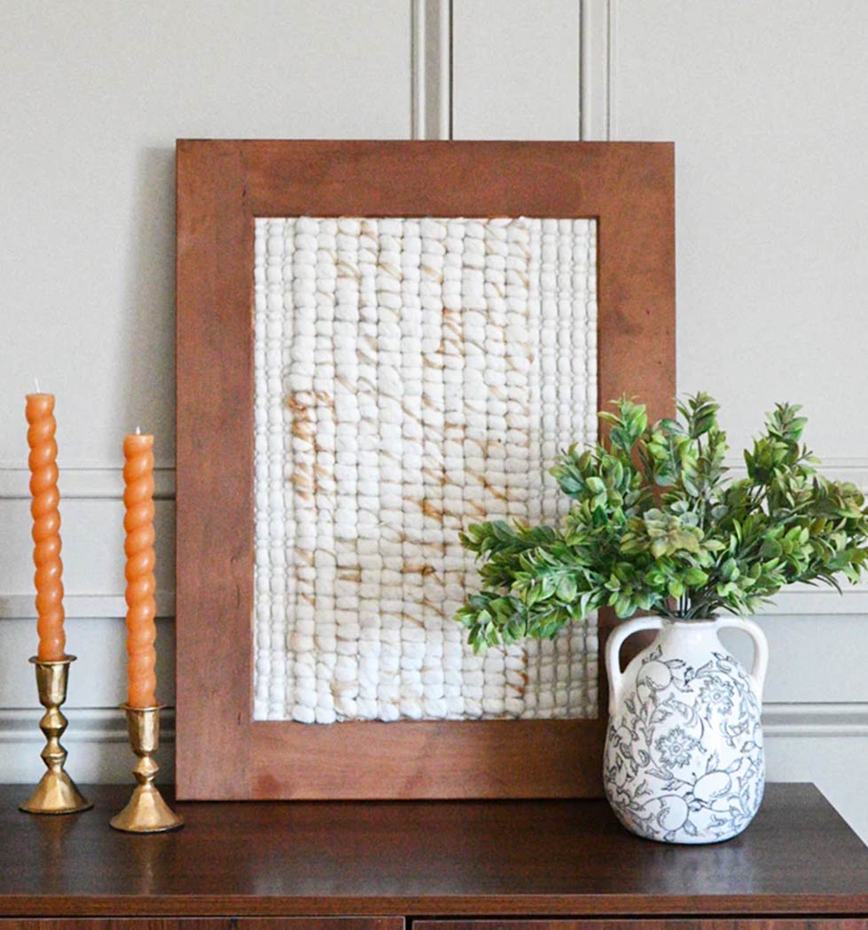 Threaded Harmony Textile Wall Art Wall Art