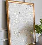 Rustic Gold Veil Textile Wall Art Wall Art