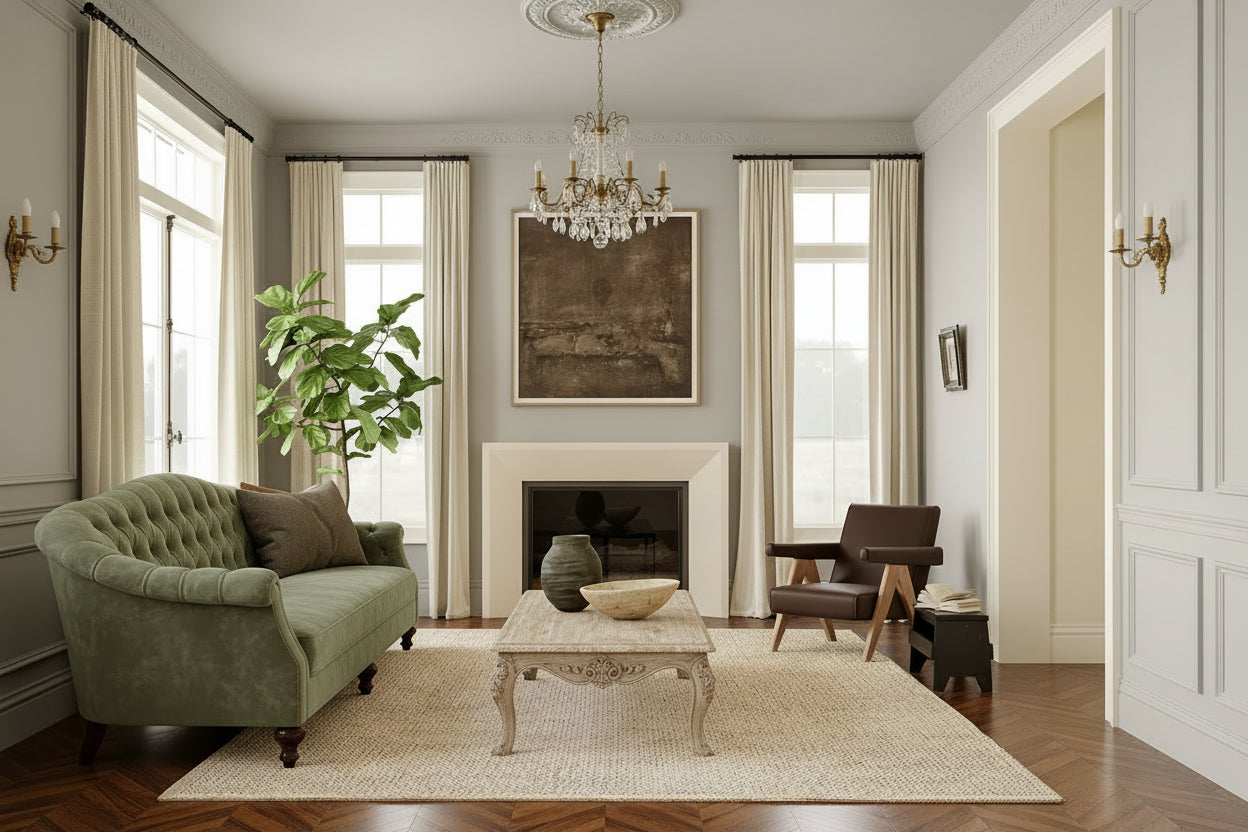 Textured Jute & Cotton Flatweave Rug 7'6" x 9'6" Flatweave