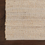 Textured Jute & Cotton Flatweave Rug 7'6" x 9'6" Flatweave