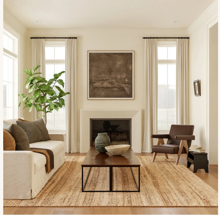 Natural Jute Braided Flatweave Rug 9'6" x 13'6" Flatweave