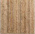 Natural Jute Braided Flatweave Rug 8'6" x 11'6" Flatweave