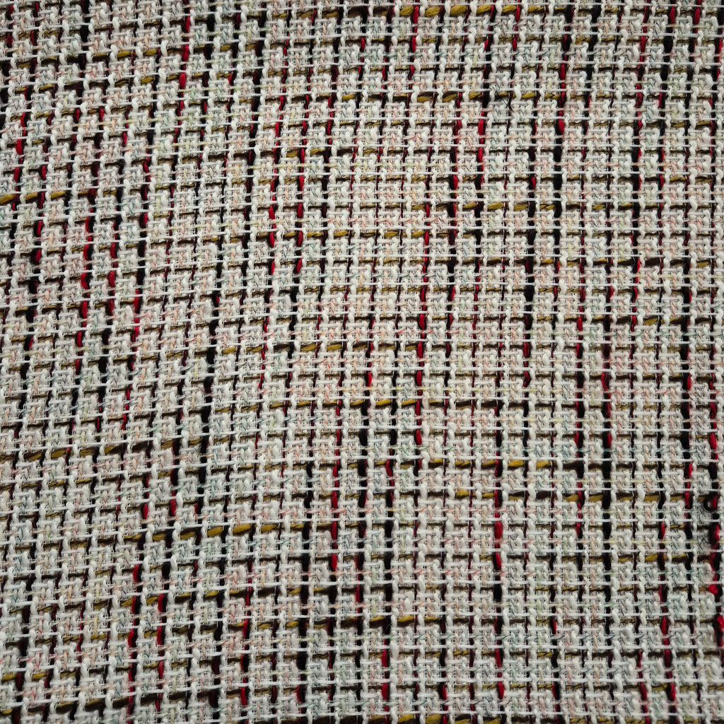 Channel Tweed Off White Fabric