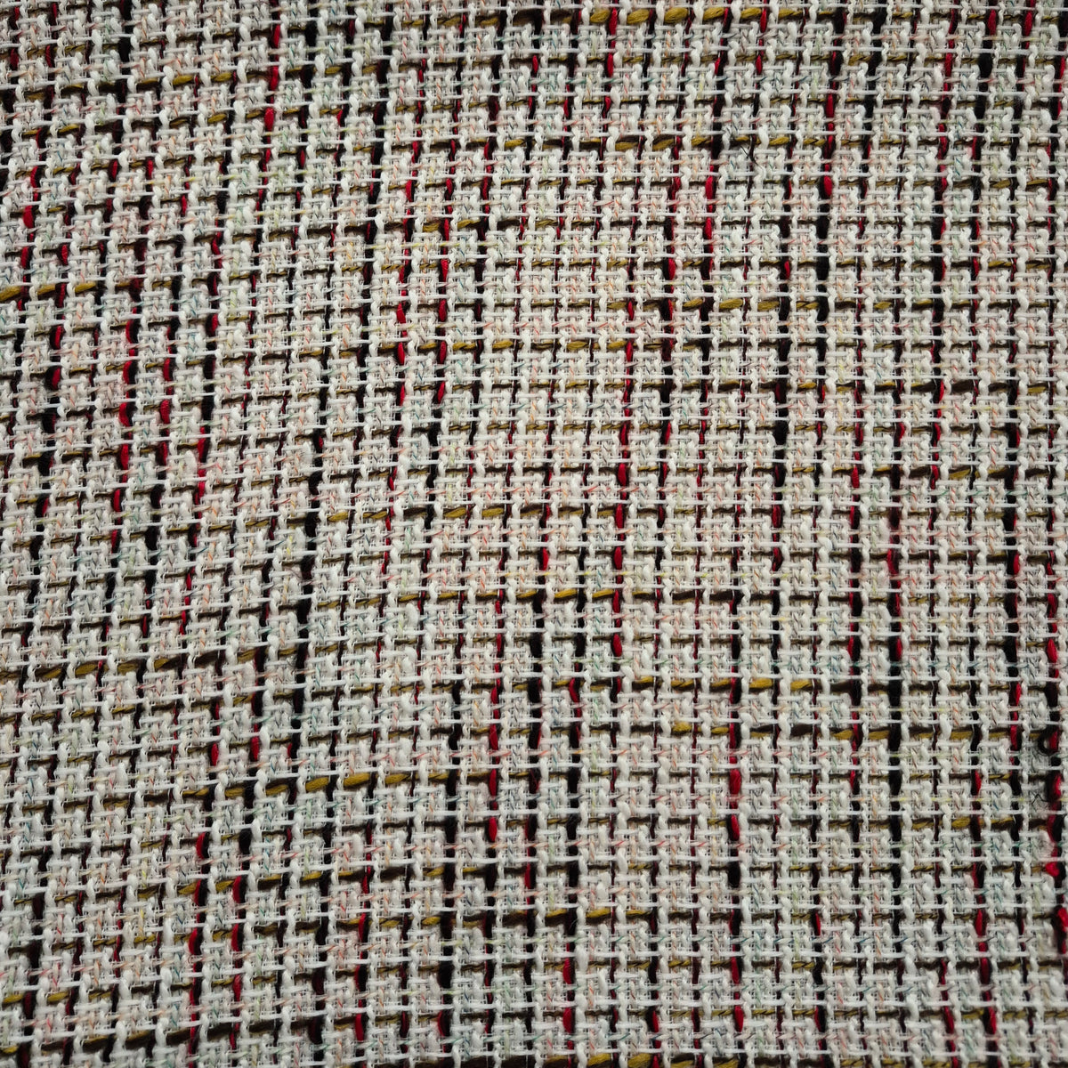 Channel Tweed Off White Fabric