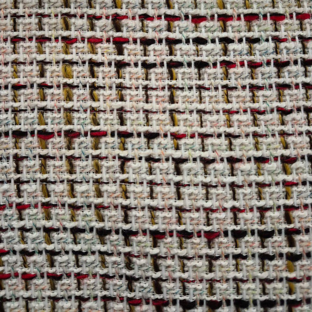 Channel Tweed Off White Fabric
