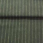 Forest Pinstripe Wool Blend