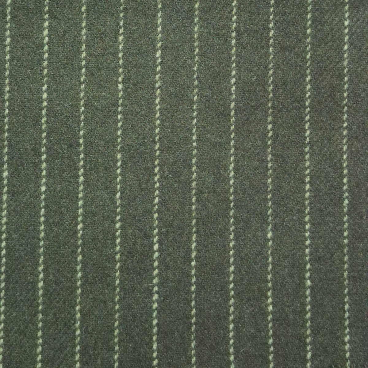 Forest Pinstripe Wool Blend