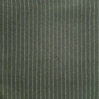 Forest Pinstripe Wool Blend