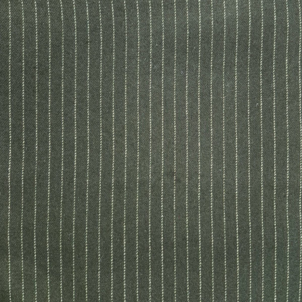 Forest Pinstripe Wool Blend