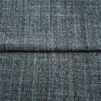 Gray Windowpane Wool Blend