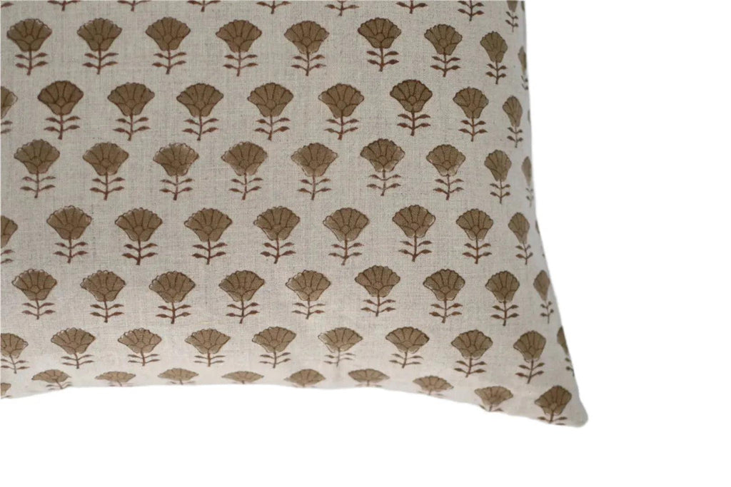 Kira Ditsy Prints Oat Pillow Cover Pillow Covers