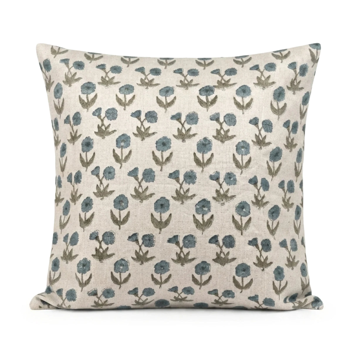 Aster Sage Green Linen Pillow Cover