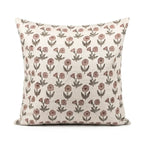 Aster Pink Linen Pillow Cover