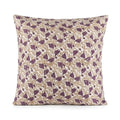 Pressed Petal Purple Linen Pillow Cover