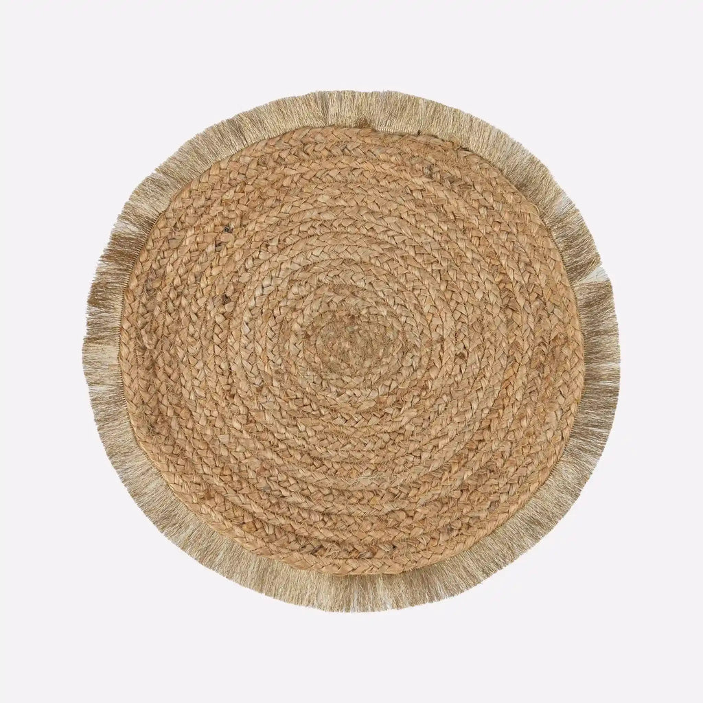 Coil Natural & Gold Woven Jute Placemats