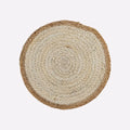 Coil Natural & White Woven Jute Placemats