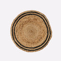 Coastline Natural & Black Woven Jute Placemats